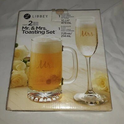 Juego de tostadas Mr & Mrs Foto 1 de 2