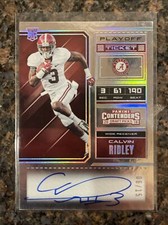 2018 Contenders Draft Picks Playoff Ticket Calvin Ridley 06/15 Rookie Auto RC