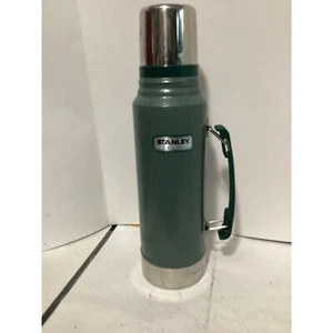 Vintage 14" Tall Green Aladdin Stanley Thermos - Picture 1 of 1