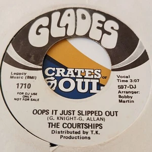 The Courtships   **  Oops It Just Slipped Out  **  GLADES  DEMO  **  70's Soul - Picture 1 of 2