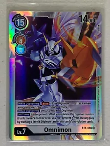 Omnimon BT5-086 SR Digimon Battle of Omni Unit #7 - Foto 1 di 2