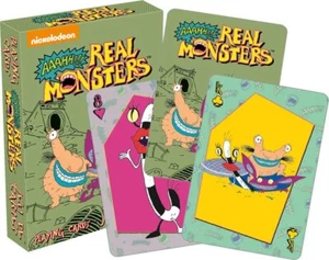 MONSTRUOS REALES - BARAJA DE CARTAS - 52 CARTAS NUEVAS - NICKELODEON 52521 - Imagen 1 de 1
