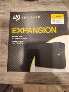 New - Seagate Expansion 8TB HDD External Hard Drive - Factory Sealed - Picture 1 of 1