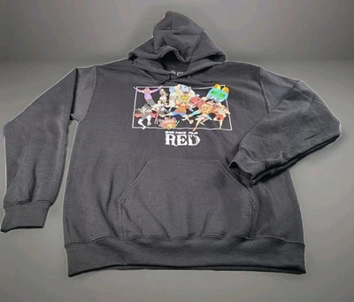 Цельный фильм красный толстовка с капюшоном черный размер мужской средний новый без ЯРЛЫКОВ - Изображение 1 из 4