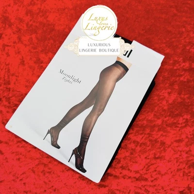 Колготки Moonlight от Wolford большие черные драпирующие - Изображение 1 из 4