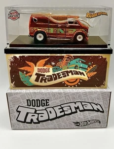 HOTWHEELS RLC REDLINE USA 2025 DODGE TRADESMAN VAN TIKI NEW UNOPENED BOX IN HAND - Picture 1 of 12
