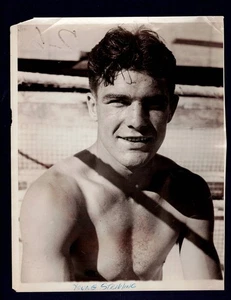 VERY RARE 1920's boxer YOUNG STRIBLING vintage 8x10 boxing photo MACON GEORGIA - Picture 1 of 2