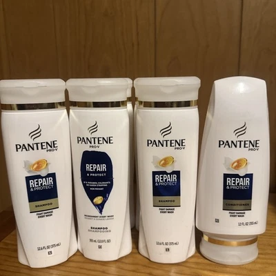 Pantene Pro-V Repair & Protect Paraben Free (5)Shampoo 12 fl oz (1) conditioner  - Image 1 of 3