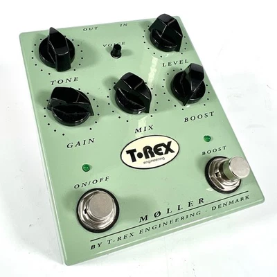 Pedal de efectos para guitarra T-Rex Moller Overdrive Boost de colección danés True Bypass Foto 1 de 4