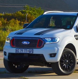 Fits Ford Ranger Bonnet Stripes Graphics Pemium Vinyl Decals Stickers 4x4 - Picture 1 of 4