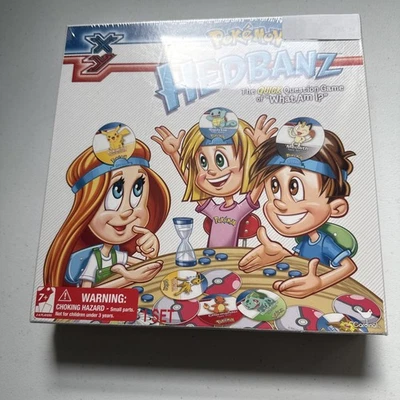 Pokemon Hedbanz Board Game (Sealed) Squirtle Pikachu Meowth New - Image 1 of 4