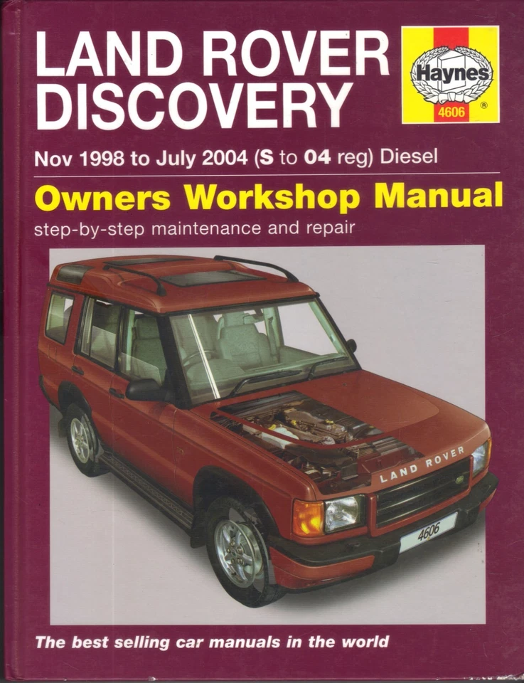 LAND ROVER DISCOVERY 2,TD5,S,ES,XS,GS,PREMIUM,PURSUIT HAYNES MANUAL 1998-2004 - Image 1 of 1
