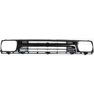 Grille For 92-95 Toyota Pickup Black Plastic Foto 1 de 3
