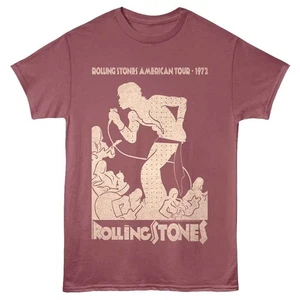 The Rolling Stones American Tour Rouge Rock Musik Shirt - Bild 1 von 3