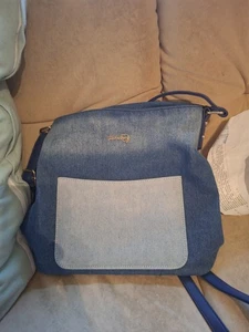 Damenhandtasche Blau In Jeansstoff - Bild 1 von 4