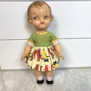 "Muñecas de goma originales Campbell Soup niños niña ideal Toy Co vintage 8""" - Imagen 1 de 12