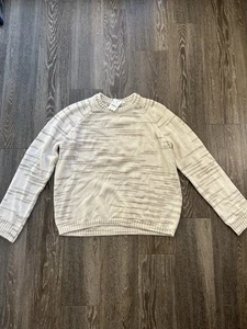 J.CREW Elfenbein Camel Raglan Space Dyed Pullover Gr. Large BL774 Klassisch Luxus - Bild 1 von 8