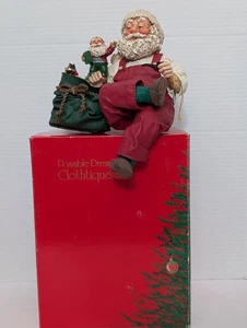 Possible Dreams Clothtique Santa Shelf Sitter Figurine With Box Item 713089 - Picture 1 of 7