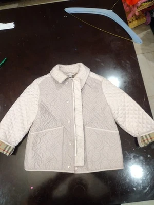 Abrigo Chaqueta Acolchada Burberry Niños Niñas Rosa Hielo Talla 6y  Foto 1 de 4