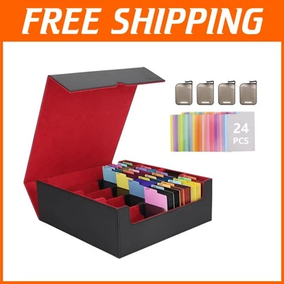 Luxury 4-Row Card Storage Box: Dustproof & Waterproof for 3000+ Trading Cards - Image 1 of 4