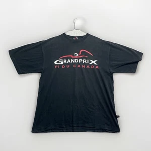 Vintage Montreal Canada Grand Prix F1 Graphic T-Shirt Men’s O/S Black Racing Tee - Bild 1 von 17