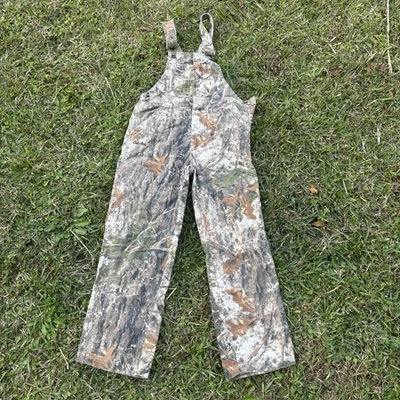 Cabella’s For Kids Youth SM CabelaZonz Realtree Camouflage Camo Bibs Overalls - Image 1 of 4