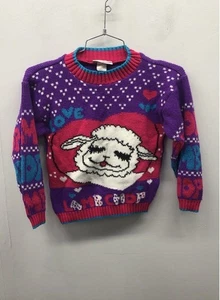 J J Poole Juniors Purple Sweater Sz 20 - Picture 1 of 5