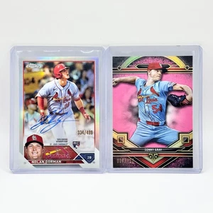 Cardinals Bundle: Nolan Gorman Rookie Auto /499, Sonny Gray Pink /125 - Picture 1 of 5