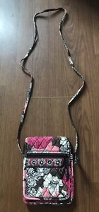 Vera Bradley Mocha Rouge Mini Hipster Crossbody HARD TO FIND ITEM  - Picture 1 of 11