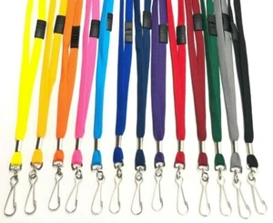 Flat Lanyard Safety Clip OH&S Swivel Clip Breakaway ID BULK - Picture 1 of 18