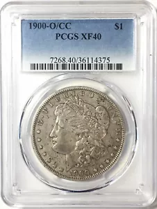 Dólar de plata Morgan 1900 O/CC VAM-9 superior 100 XF40 pcgs. ¡Variedad imprescindible! ¡Raro! - Imagen 1 de 5