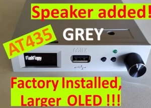 Gotek Grey USB Floppy Emulator v3.44 OLED Speaker - Amiga Atari IBM Roland AKAI - Picture 1 of 5