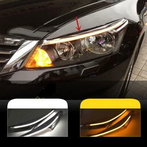 Par de luces de giro diurnas de faros LED para Honda Accord 2008-2012 - Imagen 1 de 6