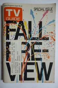 West Virginia TV Guide 1976 FALL PREVIEW Farrah CHARLIE'S ANGELS Alice QUINCY - Picture 1 of 22