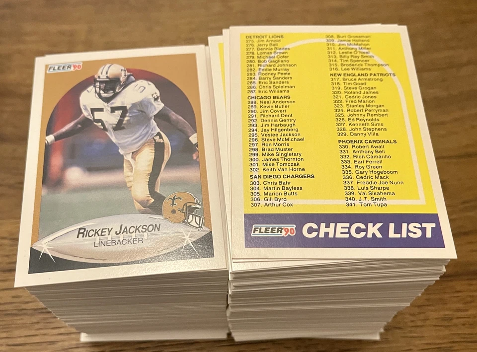 1990 Fleer Football Cards 201-400 (NM) - You Pick - Complete Your Set - Image 1 of 1