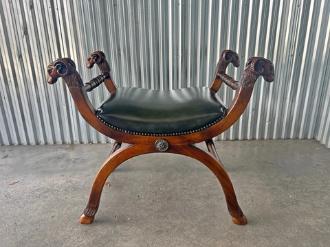 NEOCLASSICAL RAMS HEAD BENCH Cover