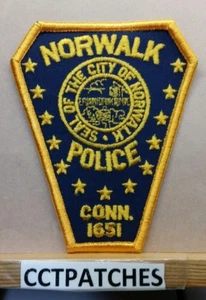 NORWALK, CONNECTICUT POLICE SHOULDER PATCH CT - Bild 1 von 2