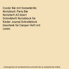 Cooler Bär mit Sonnenbrille Notizbuch: Party Bär Notizheft A5 liniert Schreibh