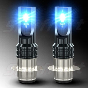 2PCS H6M P15D P26S 2835 LED Light Motorcycle Headlights DRL Beam Bulb AC - Picture 1 of 13