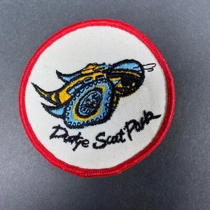 Dodge Scat Pack Embroidered Patch Round With Red Border 3 Inches Collectible - Bild 1 von 4