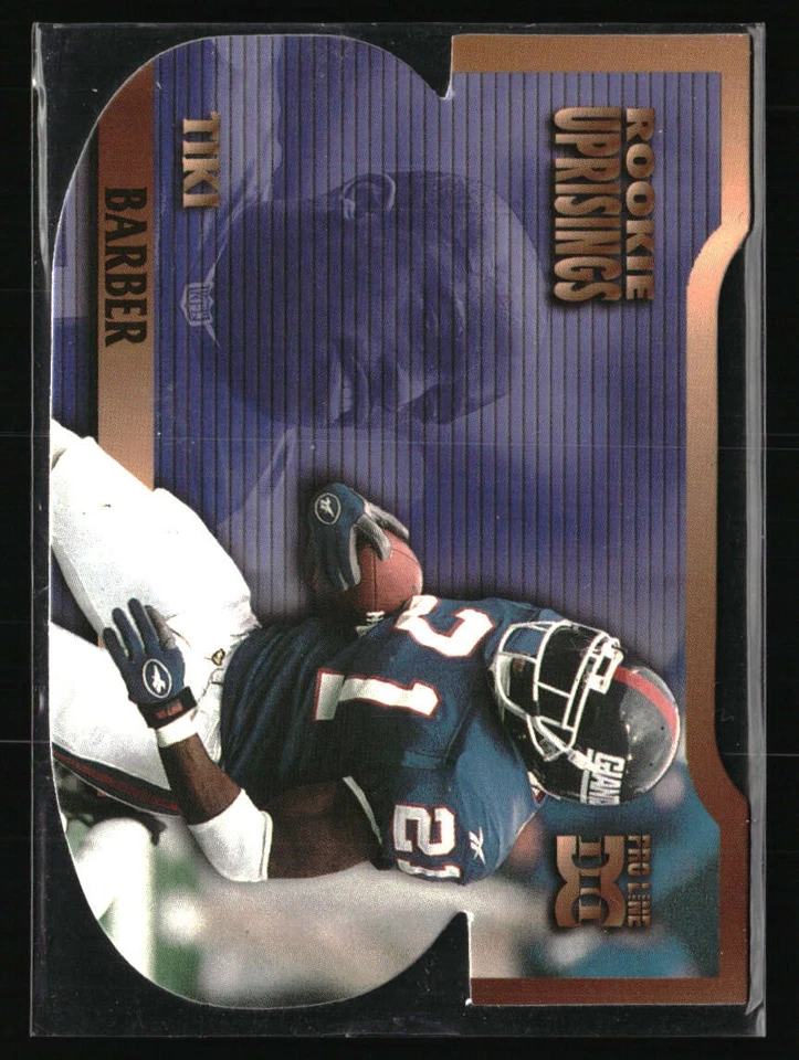 Tiki Barber 1997 Pro Line DC Rookie Uprising #99 FOOTBALL Card - Image 1 of 2