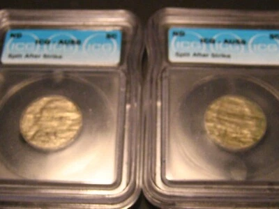 1946-P Jefferson Head Nickel ICG AU-50 MAJOR ERROR SPLIT AFTER STRIKE BOTH PARTS - Image 1 of 4