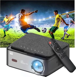 Smart Heimkino Beamer 25.000 Lumen – Projektor mit WiFi & Bluetooth USB/HDMI - Zdjęcie 1 z 7