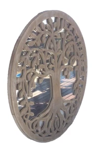 Tree of Life Glass Mirror - Picture 1 of 5