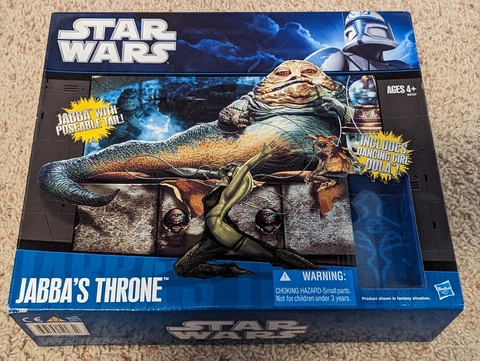 Star Wars 3.75 TVC WalMart Exclusive Jabba The Hutt w/ Throne Vintage Collection Cover