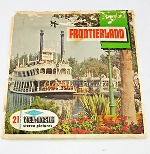 1950s Sawyer's View-Master Reels Disneyland Frontierland 3 Reels A176 NO BOOKLET - Picture 1 of 8