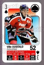 2011-12 Finnish SM LIIGA Playing Card #16 Ville Uusitalo