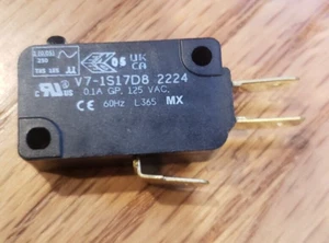 Palanca de bisagra momentánea microinterruptor V7-1S17D8 0,1A 125 VAC - Imagen 1 de 1