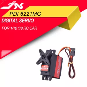 JX PDI-6221MG-360 4,8 V-6 V servo coppia grande per modello auto camion radiocomandato 1/10 1/8 - Foto 1 di 12