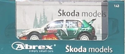 1:43 Abrex 601TF Skoda Fabia WRC 2005 Rally Japan #12 Hirvonen & Lehtinen - Image 1 of 4